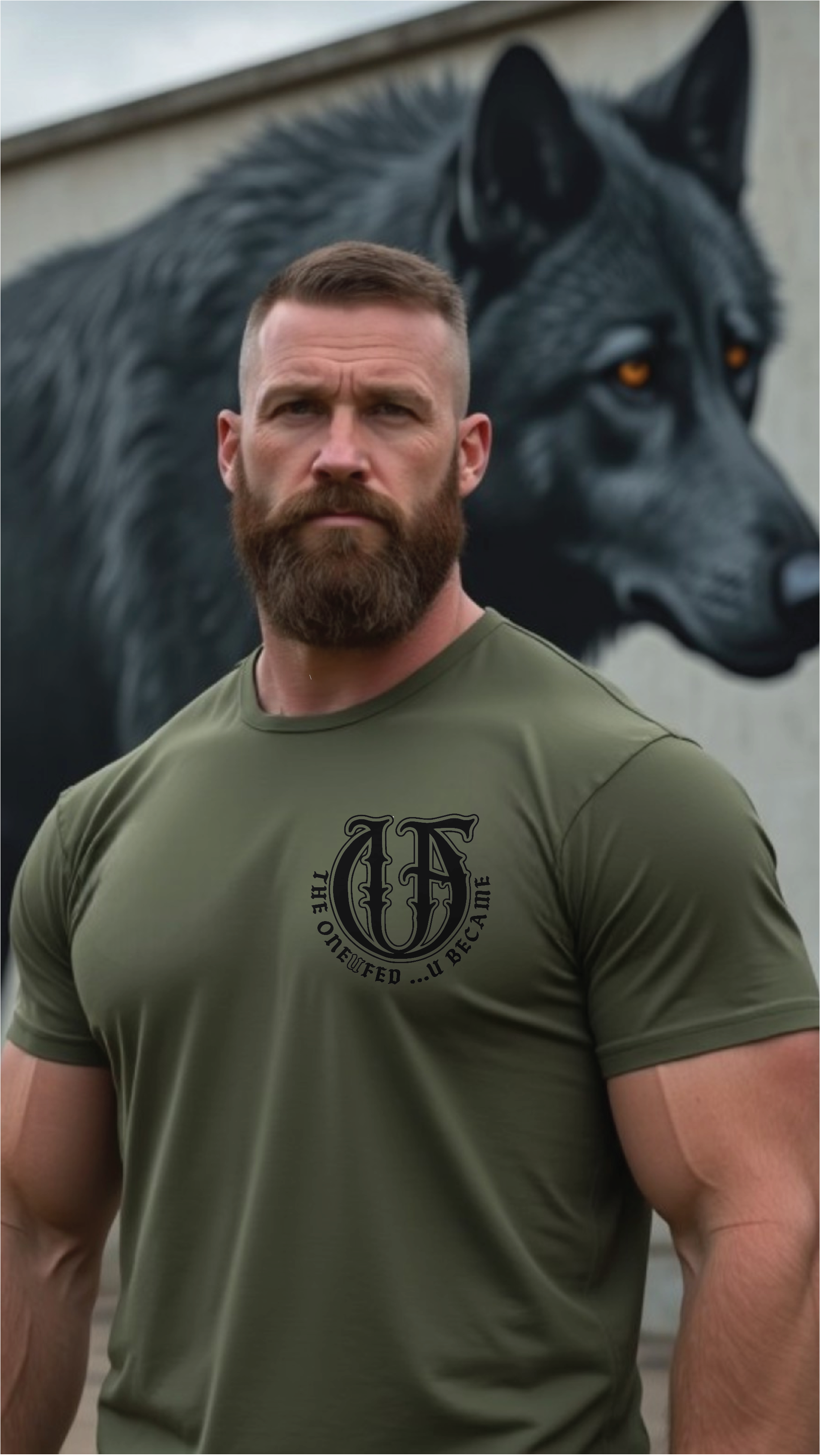 The One U Fed "Inner Compass " Mens Gym T-shirt