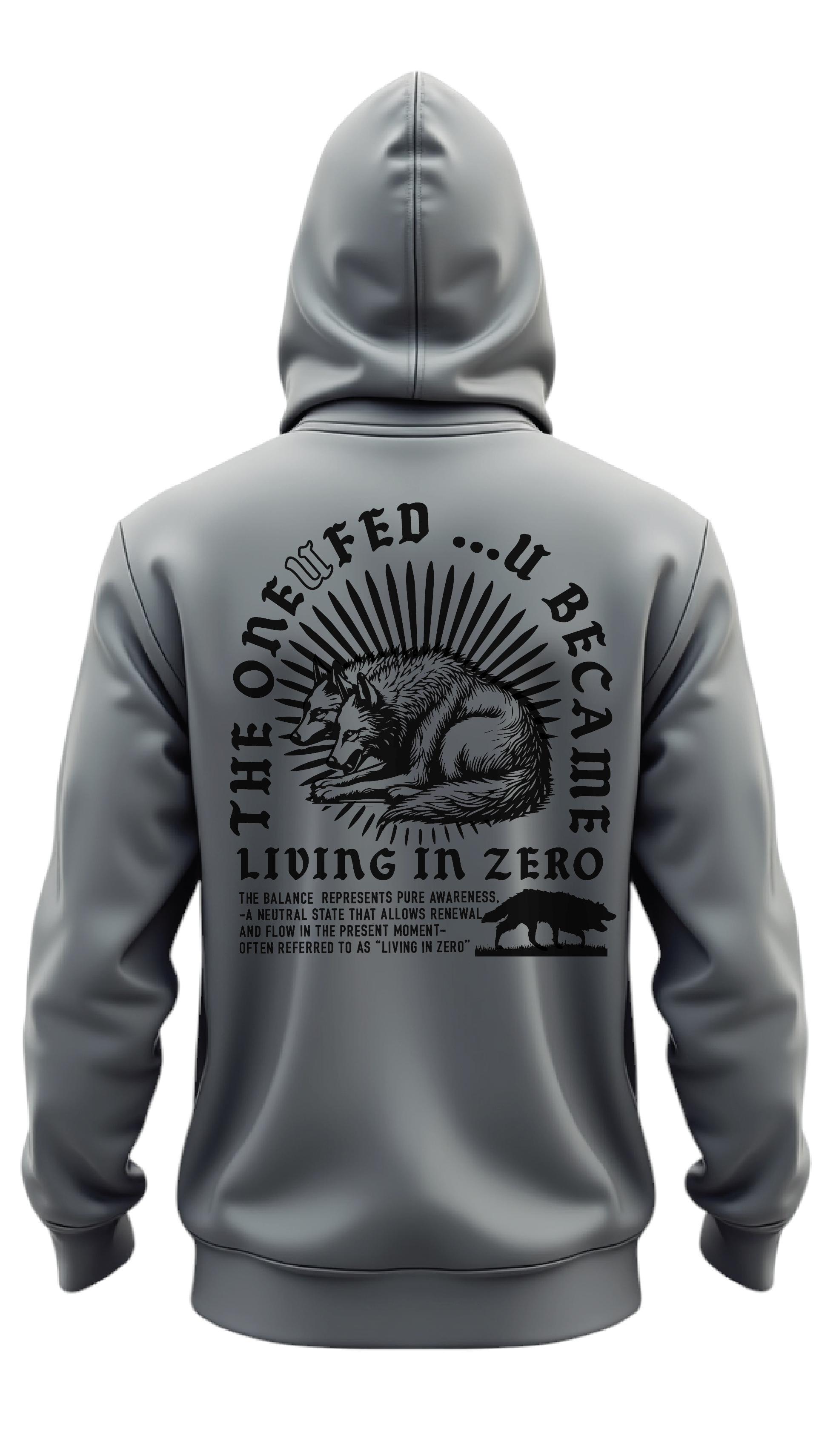 The One U Fed "Living in zero" Hoodie