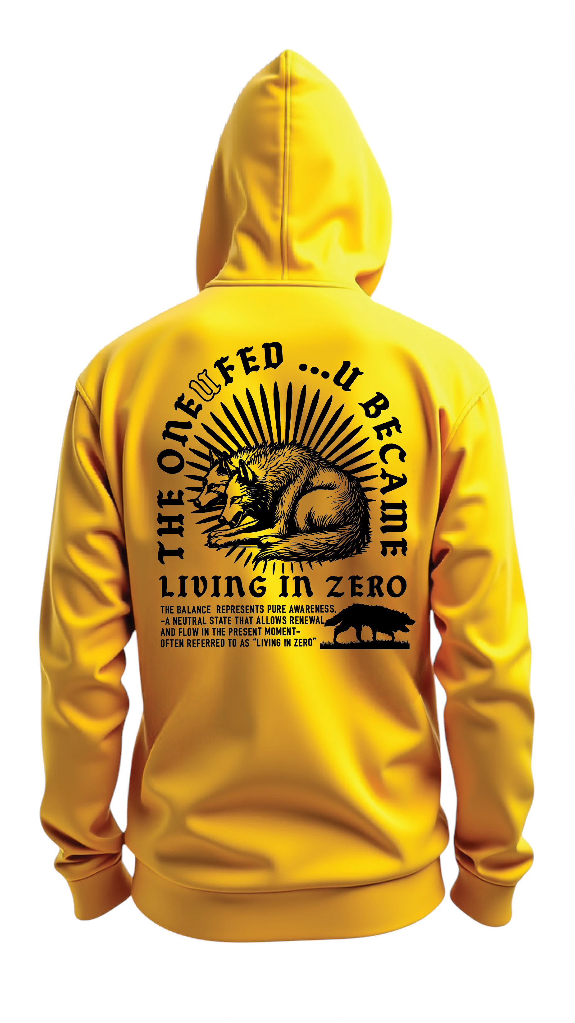 The One U Fed "Living in zero" Hoodie