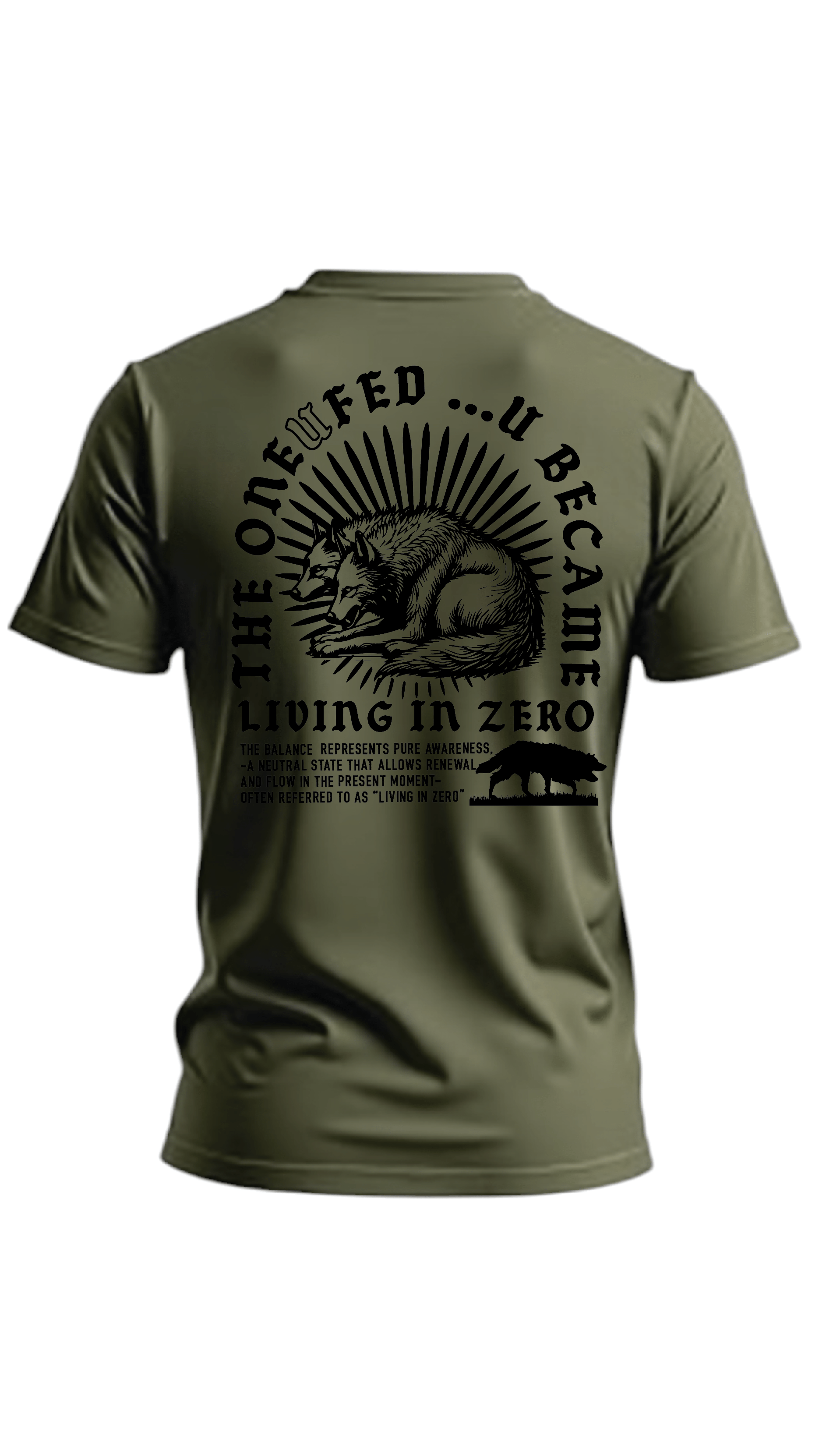 The One U Fed "Living in Zero" T-shirt